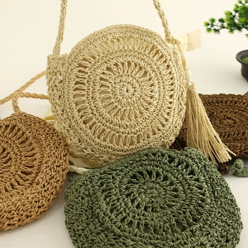 Woven Crossbody Bag (Tassel Hollow-Out) View 9