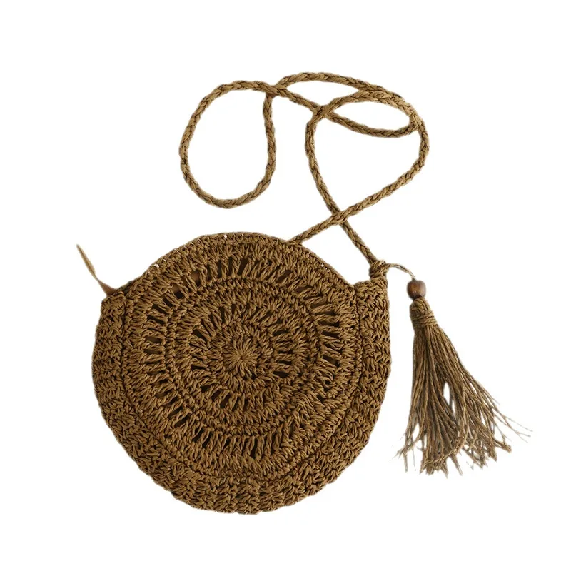 Woven Crossbody Bag (Tassel Hollow-Out) View 12